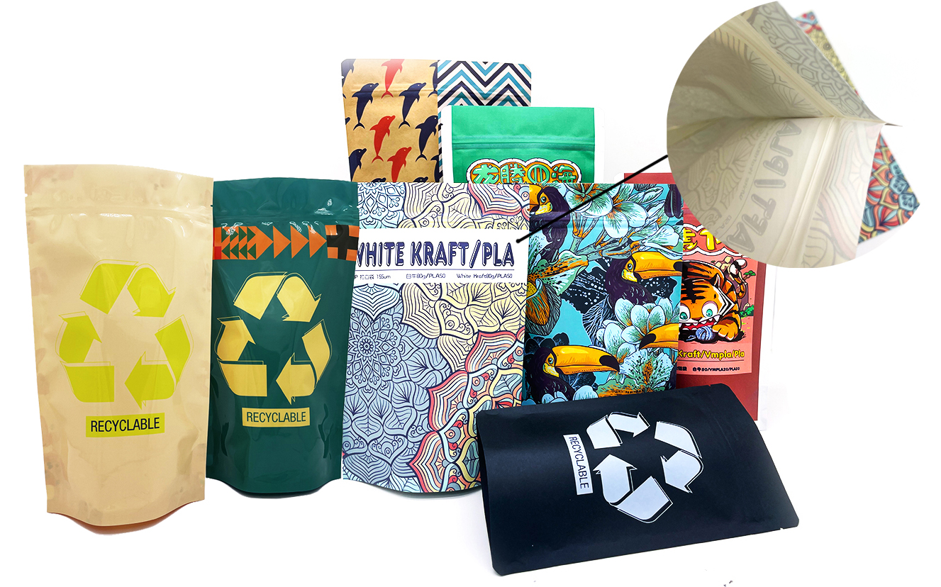 PLA paper bag Sac en papier PLA