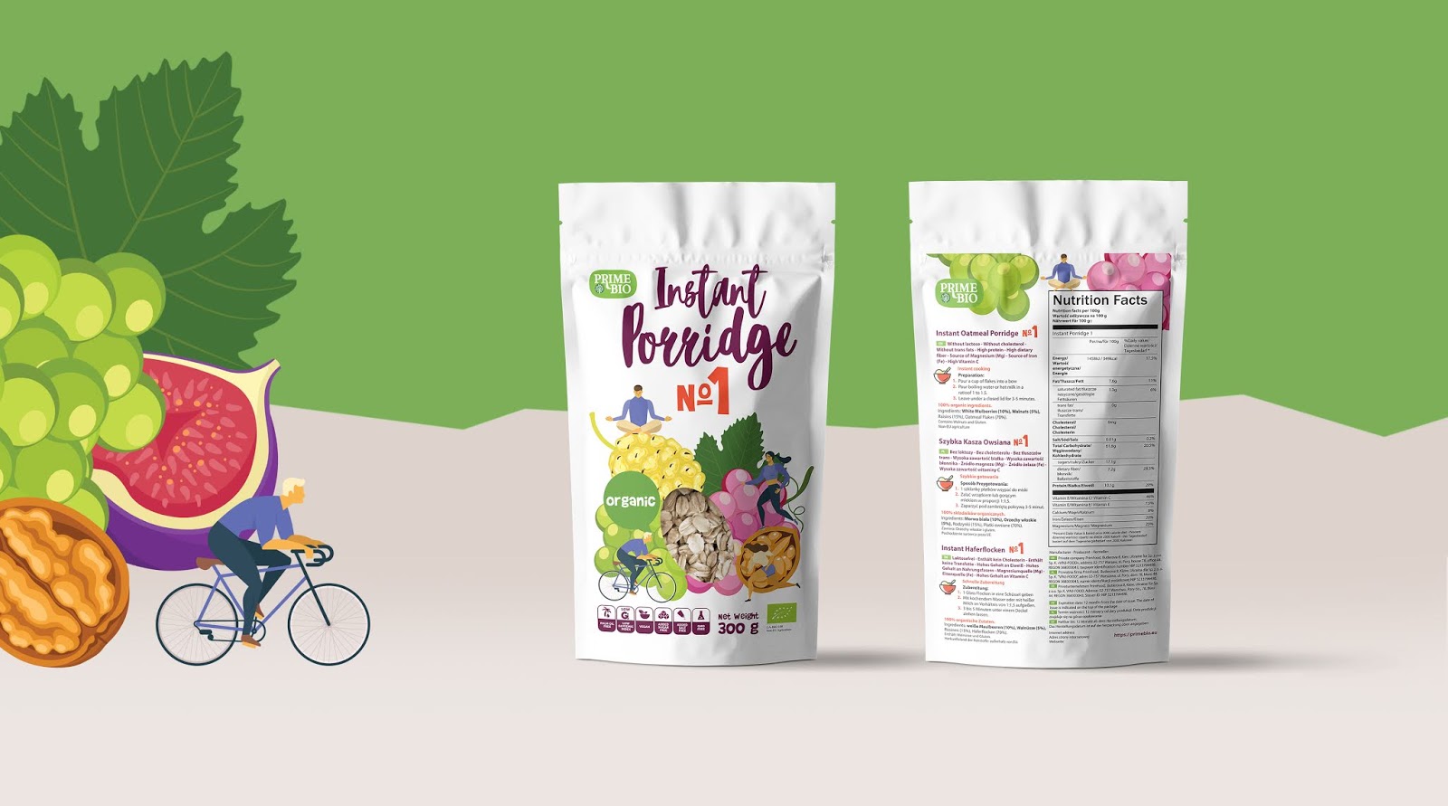 stand up cosmetic bag Seck up sacheses Custom