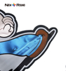 Logo personnalisé résistant aux odeurs, pochette de forme irrégulière spéciale métallique 1g 3.5g, sacs en Mylar découpés avec fermeture éclair