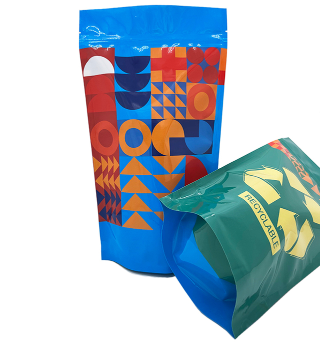 Grands sacs refermables en usine, sac d'emballage alimentaire pour bébé directement recyclable, Doypack Poly, pochettes personnalisées à fermeture éclair