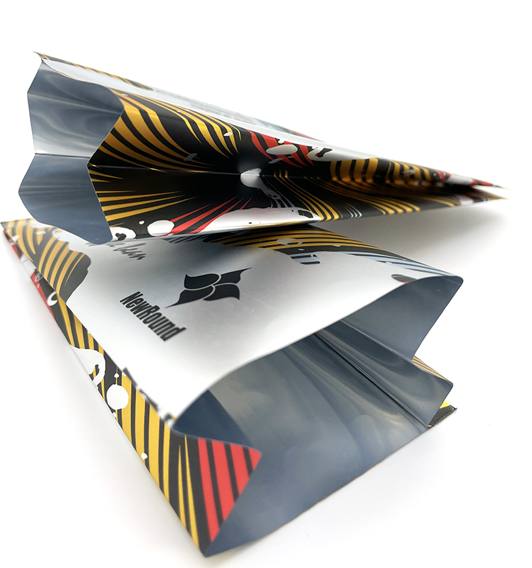 Poche à soufflets imprimée par coutume de joint de quadruple de sac de café de joint de Stabilo de papier d'aluminium