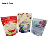 Logo personnalisé en gros en plastique Snack sous vide mangue fruits secs paquet pochette sac d'emballage alimentaire sec