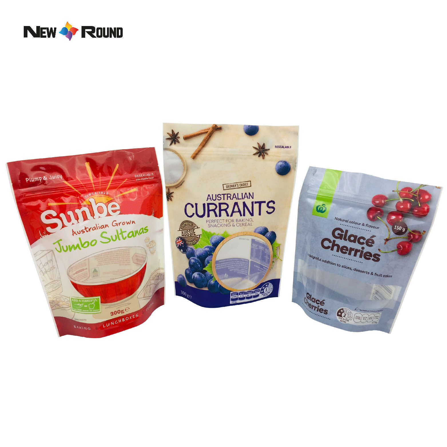 Logo personnalisé en gros en plastique Snack sous vide mangue fruits secs paquet pochette sac d'emballage alimentaire sec