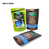 Pochette en plastique imprimée numérique personnalisée écologique Doy Pack pochette à fermeture éclair réutilisable amincissante sac de nourriture pour animaux de compagnie