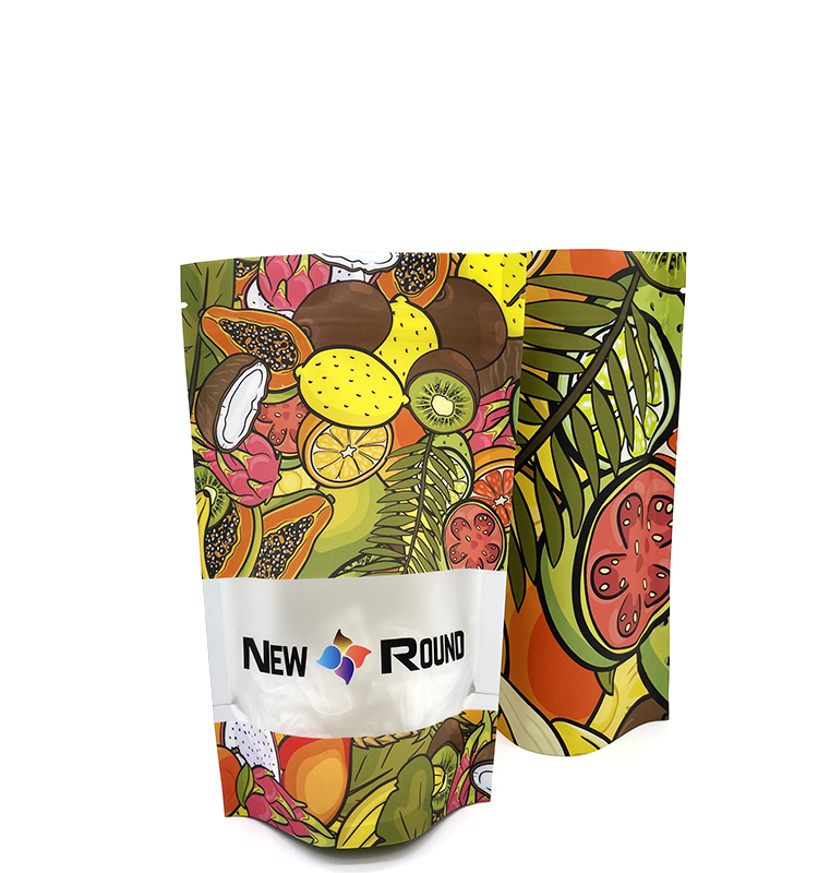 Emballage en plastique laminé à impression numérique personnalisée, pochette debout à fermeture éclair, paquet en aluminium à fermeture éclair, sac en Mylar doux au toucher 