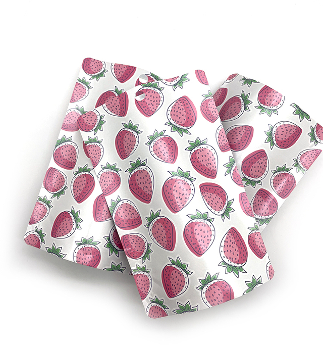 Emballage de collations de thé avec Logo imprimé personnalisé, pochette debout en papier d'aluminium, sacs en papier Kraft biodégradable à fermeture éclair, emballage alimentaire