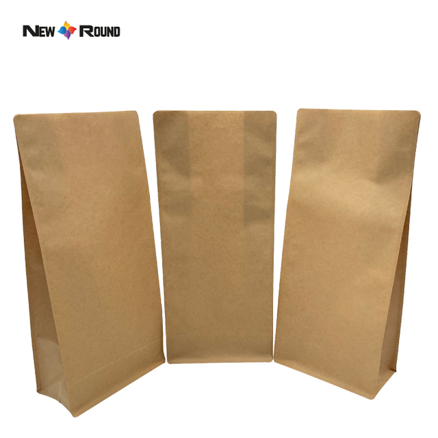 PLA biodégradable refermable compostable emballage biodégradable pochette imprimée papier Kraft personnalisé Logo emballage sac de café
