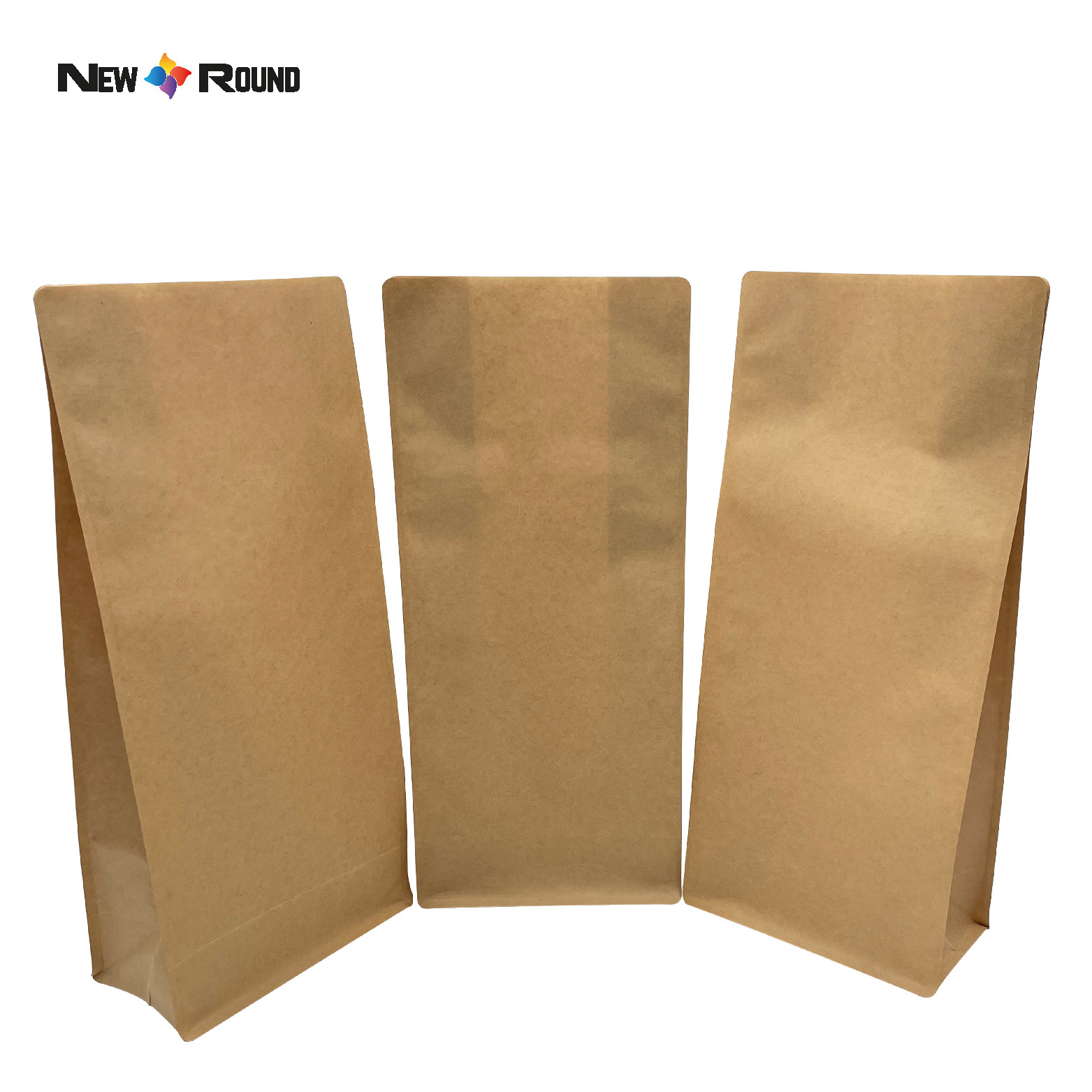 PLA biodégradable refermable compostable emballage biodégradable pochette imprimée papier Kraft personnalisé Logo emballage sac de café
