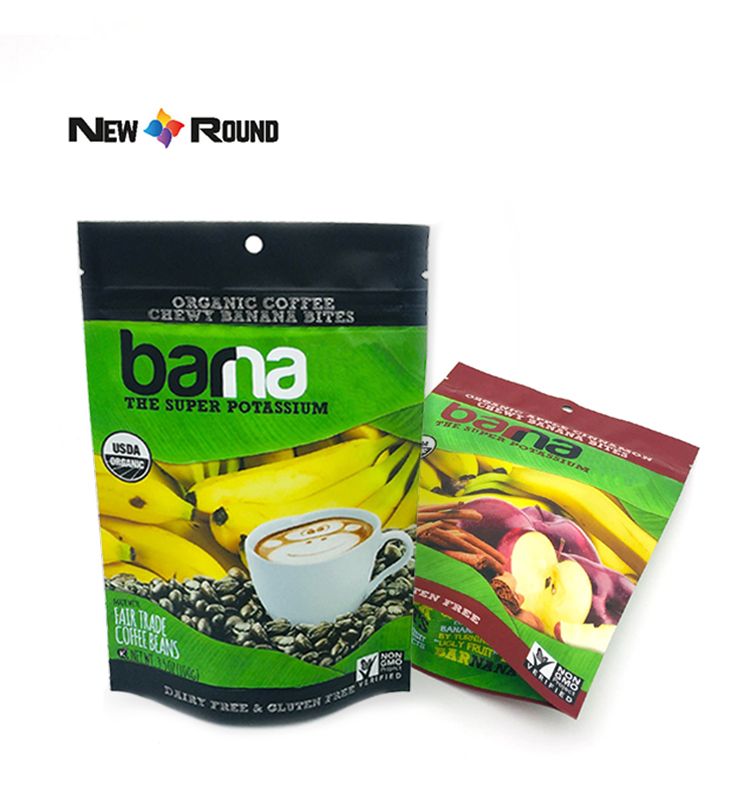 L'impression faite sur commande tiennent l'emballage stratifié par sacs d'emballage de casse-croûte de catégorie comestible