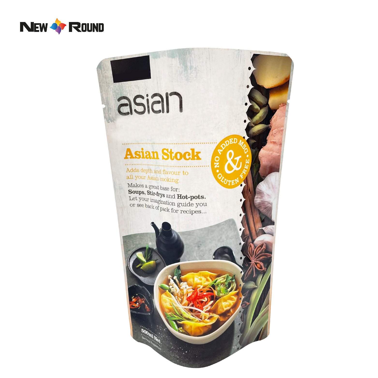Sauce en plastique emballage alimentaire sac de cuisson à haute température pochette de cornue alimentaire