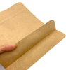 Kraft Stand Up pochette à fond plat pour la farine de noix de riz alimentaire avec fermeture à glissière 