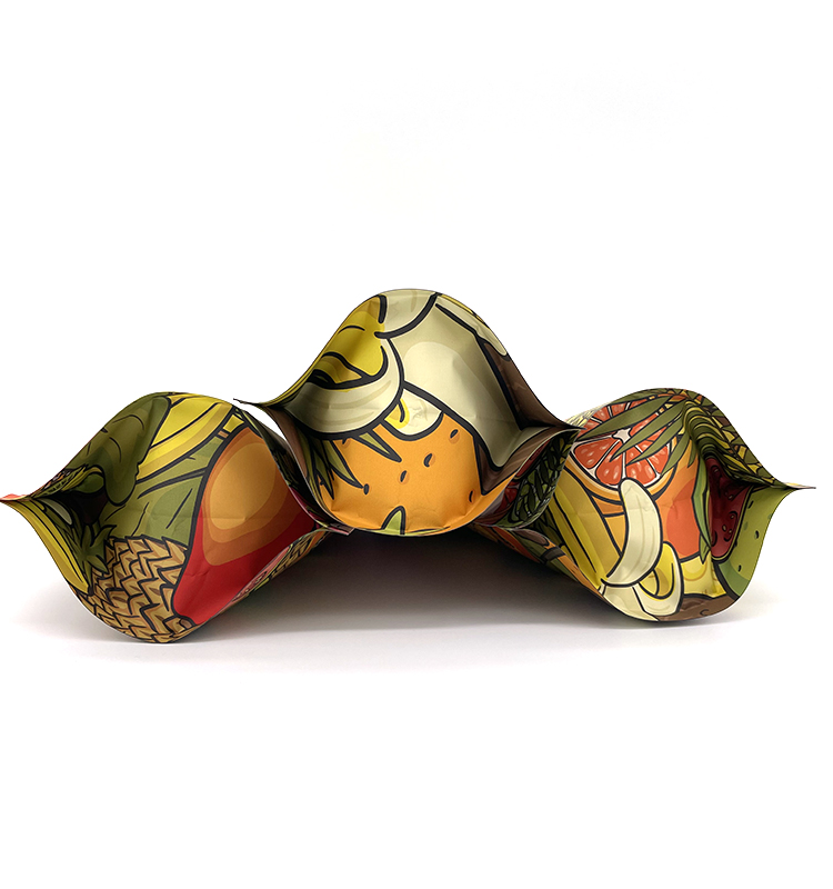 Emballage en plastique laminé à impression numérique personnalisée, pochette debout à fermeture éclair, paquet en aluminium à fermeture éclair, sac en Mylar doux au toucher 