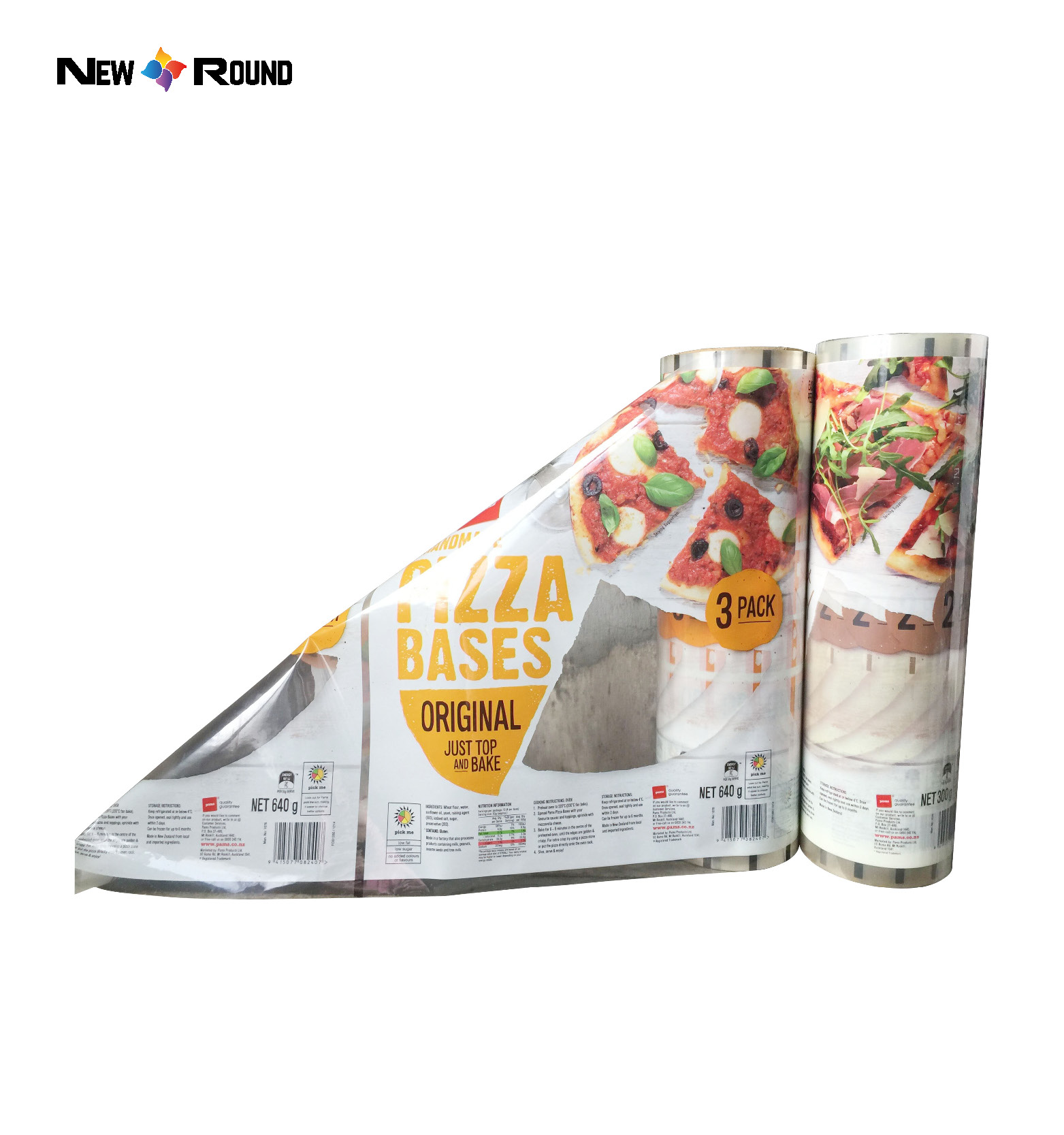 L'emballage de glace à l'eau imprimé personnalisé met en sac le Film plastique d'emballage de glace à l'eau laminé en aluminium de qualité alimentaire Rol