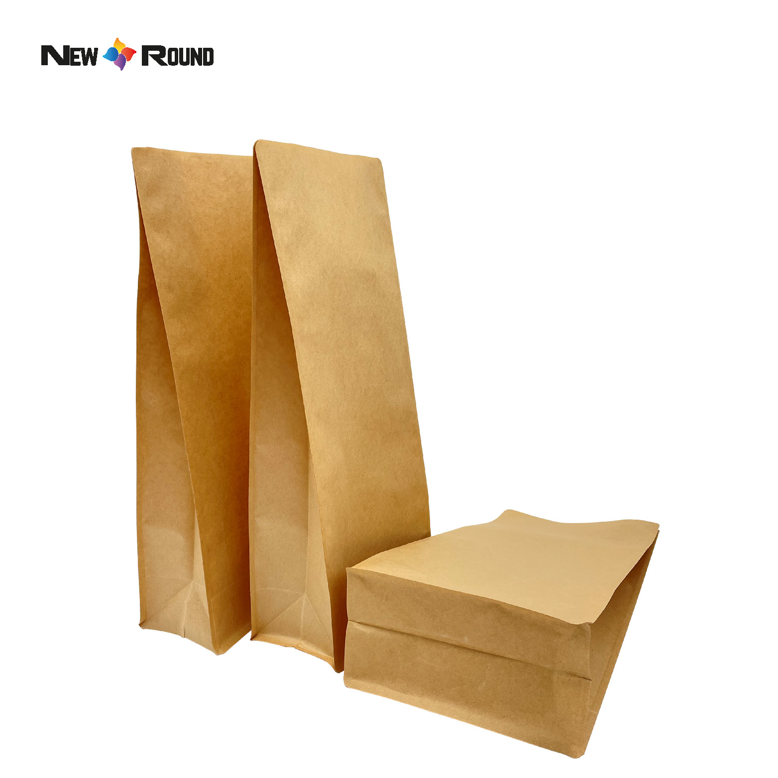PLA biodégradable refermable compostable emballage biodégradable pochette imprimée papier Kraft personnalisé Logo emballage sac de café