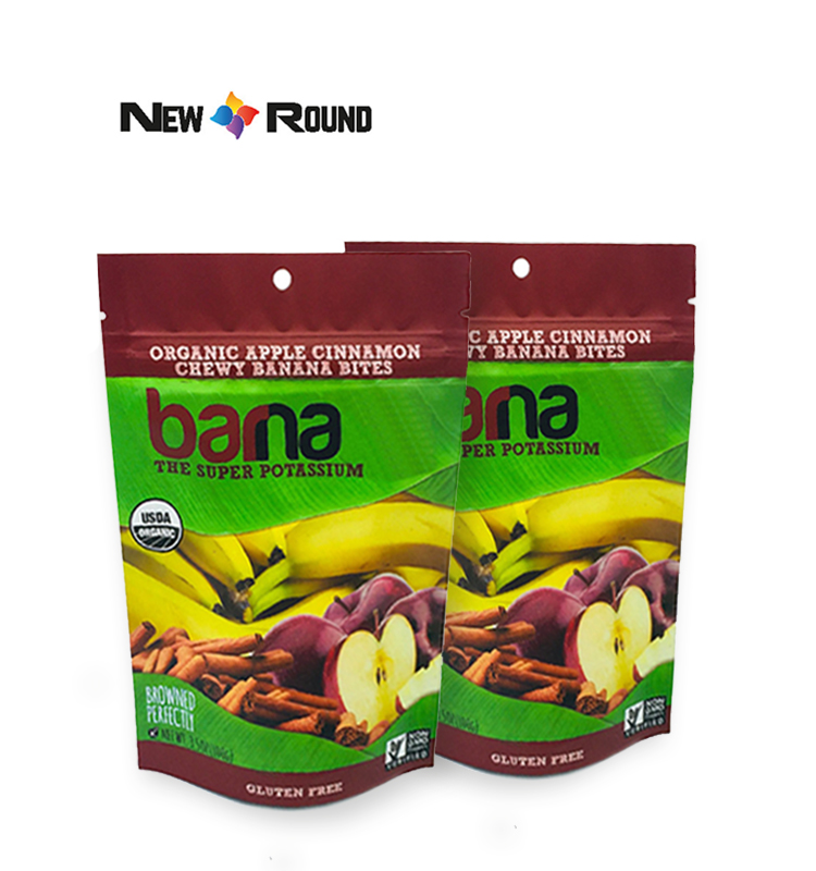 L'impression faite sur commande tiennent l'emballage stratifié par sacs d'emballage de casse-croûte de catégorie comestible