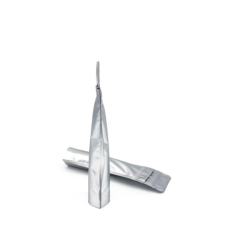 Sac en Mylar résistant aux enfants, argent mat, avec Logo, en plastique thermoscellé, doux au toucher, fermeture éclair, sac à fermeture éclair anti-odeur