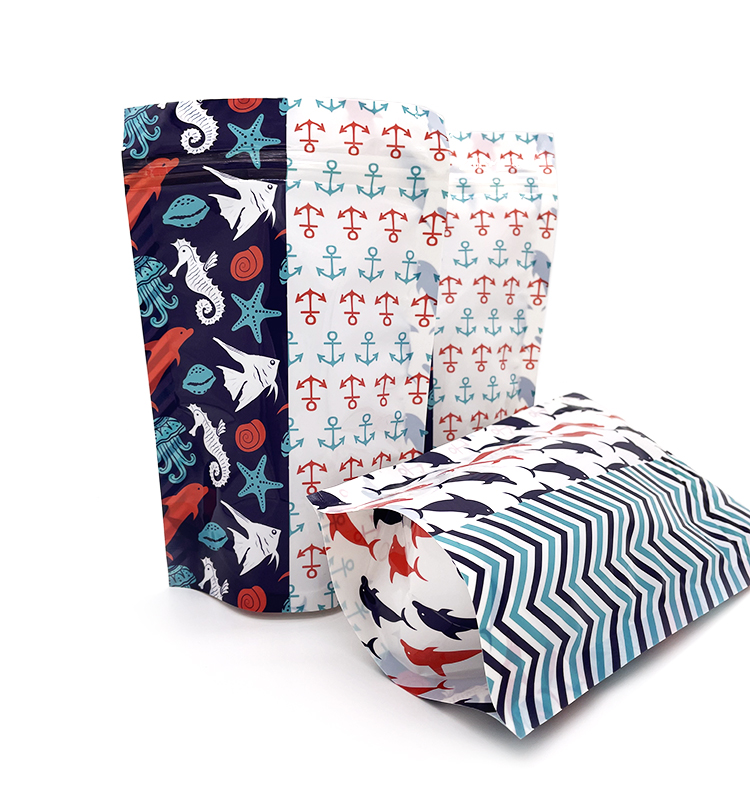 Sacs de poche d'emballage biodégradables compostables à 100%, emballage dégradable, sacs debout écologiques pour graines de fleurs