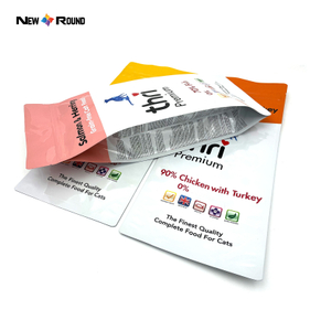 Logo personnalisé jetable imprimé en plastique PET aluminium givré Ziplock refermable emballage de qualité alimentaire congelé sac à gousset en aluminium
