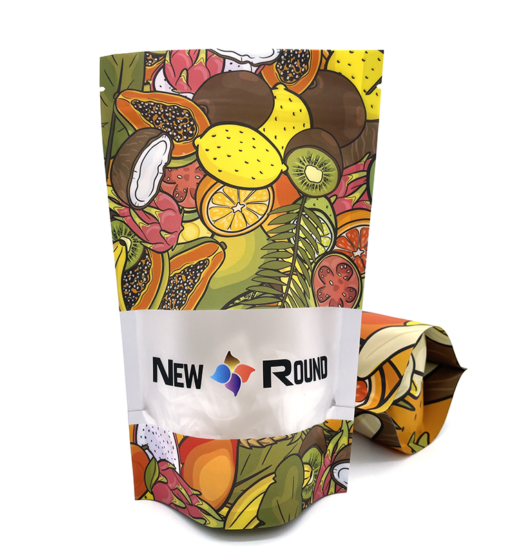 Emballage en plastique laminé à impression numérique personnalisée, pochette debout à fermeture éclair, paquet en aluminium à fermeture éclair, sac en Mylar doux au toucher 