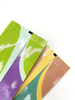  Sacs de sachets d'emballage de grains de café en plastique et aluminium à joint quadruple à soufflet latéral personnalisé avec valve