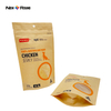 Impression personnalisée litière pour chat nourriture pour chat emballage en papier Kraft sac de nourriture pour animaux de compagnie sac d'emballage de friandises pour chiens sac en papier sacs à fermeture éclair