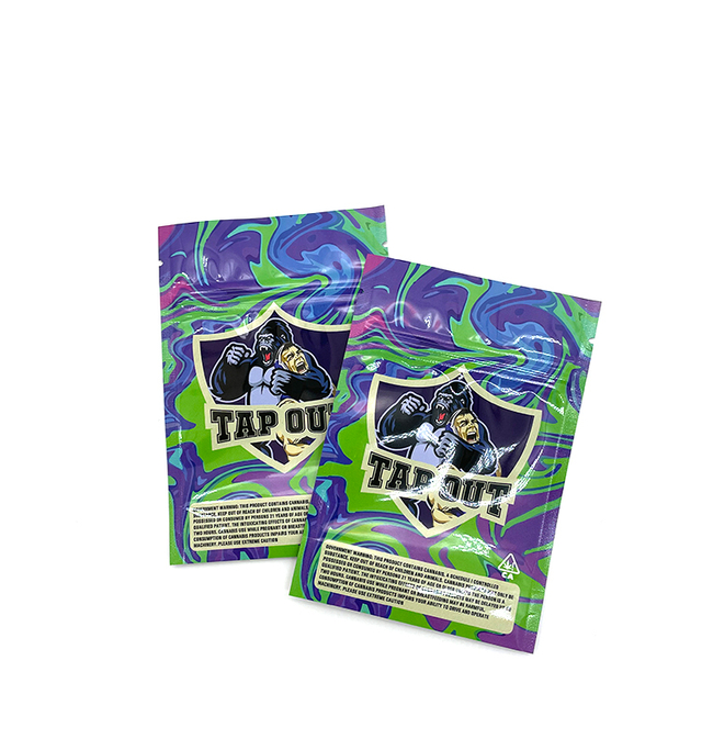 Pochette en aluminium en aluminium Medible Sac d'emballage hologramme Sac résistant aux enfants 7 grammes Starburst 3,5 g de sacs