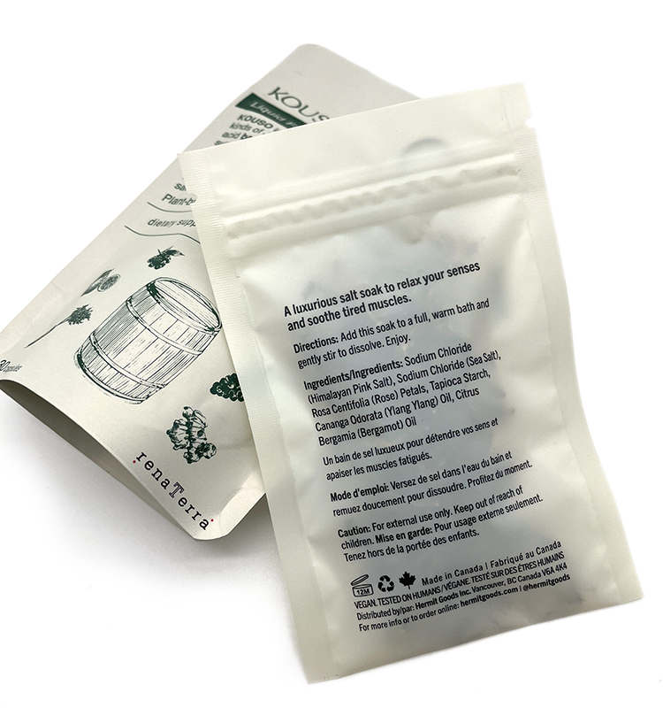 Sacs en plastique plats faits sur commande de tirette d'impression numérique de petit sachet plat pour l'emballage de vitamine de pilule