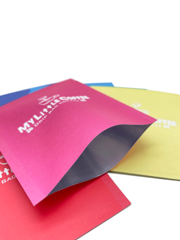 La petite coutume a imprimé l'emballage de sachets de café d'aluminium de thermocollage de sacs en papier de Brown emballage