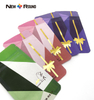 Le sac plat mat écologique de papier kraft 3 sachets latéraux de tirette de joint mettent en sac des sacs d'emballage réutilisés par Mylar