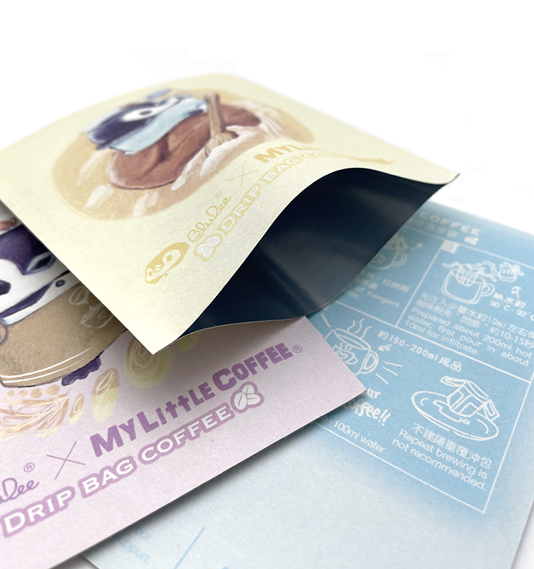 Sac plat latéral biodégradable de joint de la coutume 3 de poche de papier d'emballage pour le paquet témoin de cosmétiques