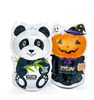 Sacs en Mylar de forme personnalisée, impression personnalisée, anti-odeur, fermeture éclair, pochette de collation debout, emballage de bonbons pour Halloween