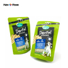 Pochette en plastique imprimée numérique personnalisée écologique Doy Pack pochette à fermeture éclair réutilisable amincissante sac de nourriture pour animaux de compagnie
