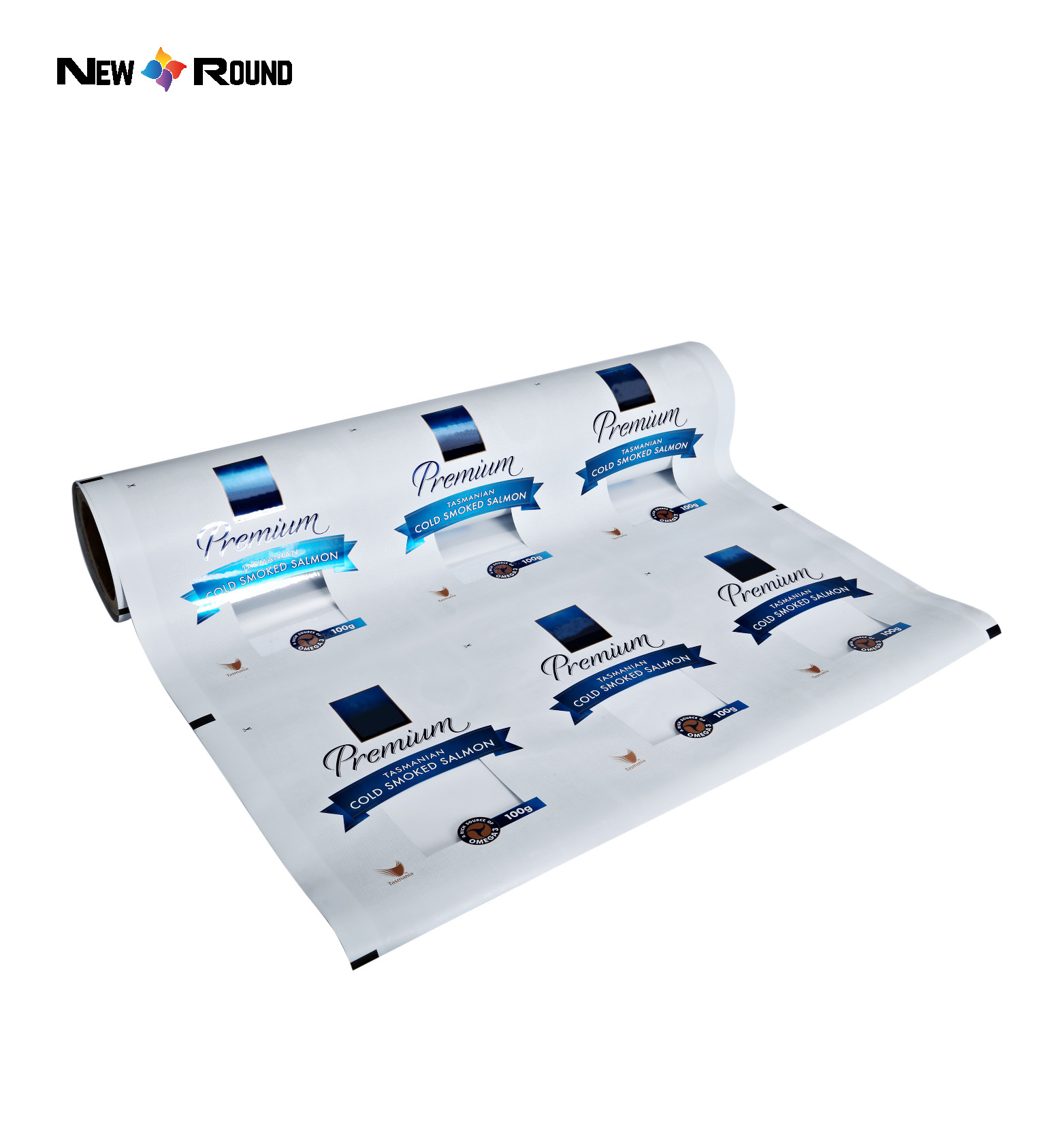 L'emballage de glace à l'eau imprimé personnalisé met en sac le Film plastique d'emballage de glace à l'eau laminé en aluminium de qualité alimentaire Rol