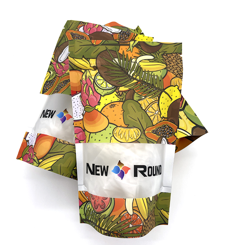 Emballage en plastique laminé à impression numérique personnalisée, pochette debout à fermeture éclair, paquet en aluminium à fermeture éclair, sac en Mylar doux au toucher 