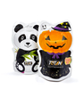 Sacs en Mylar de forme personnalisée, impression personnalisée, anti-odeur, fermeture éclair, pochette de collation debout, emballage de bonbons pour Halloween