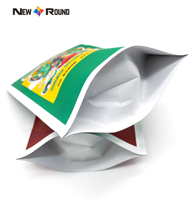 Le papier compostable réutilisable de tirette de PLA tiennent le sac comestible blanc de poche d'emballage de thé de fleur sac biodégradable