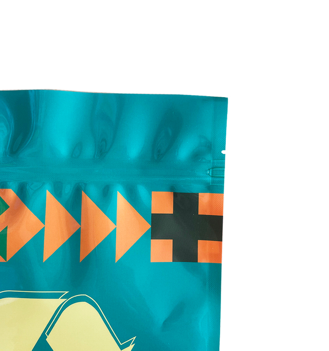 Le support debout adapté aux besoins du client écologique de Doypack de Doypack de serrure de fermeture éclair de papier d'aluminium tiennent le sac de poches 