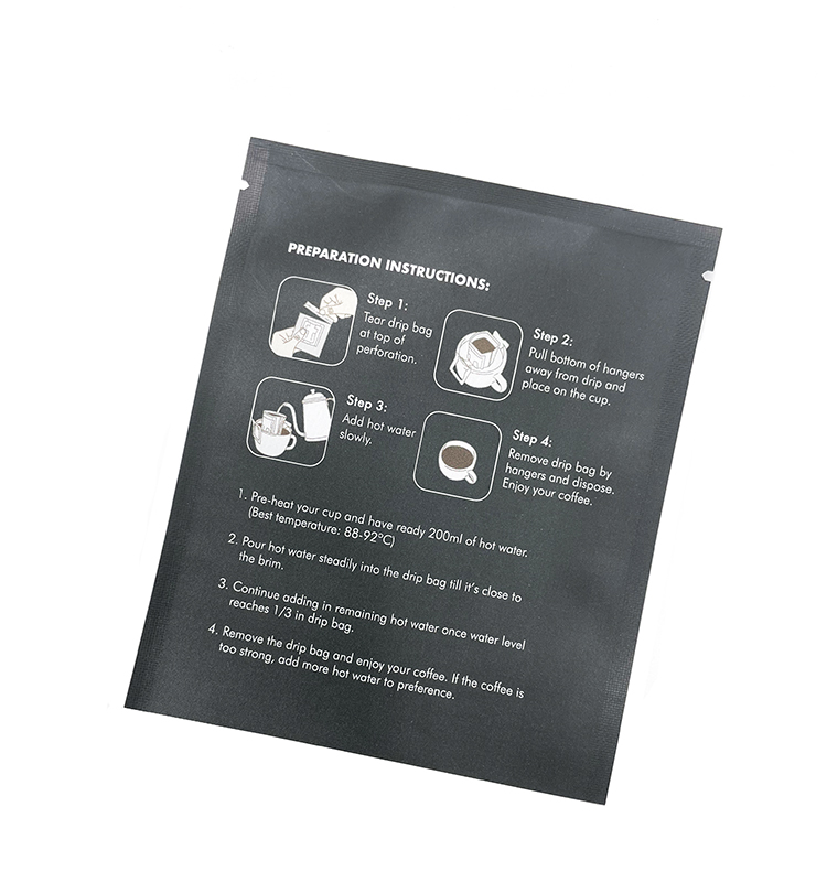 Emballage personnalisé de poudre de thé de café d'impression pochette de papier d'aluminium d'encoche de déchirure 3 sac plat de Mylar de preuve d'odeur de joint latéral