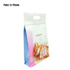 Pochette en plastique imprimée personnalisée, grande taille 5kg 10kg 15kg, poignée à fond plat, fermeture éclair refermable, sacs d'emballage alimentaire pour chiens de compagnie