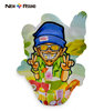 Poche en forme d'homme en plastique zip-lock empaquetant des sacs faits sur commande de forme de nourriture