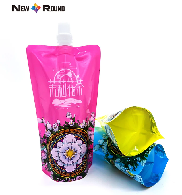 Pochette pour emballage de lait ou de gelée, sacs à bec pour boissons et aliments 