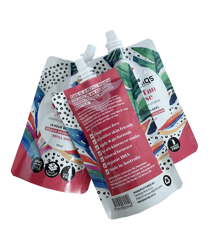 L'aluminium personnalisé tient les sacs de pochettes d'emballage de bec