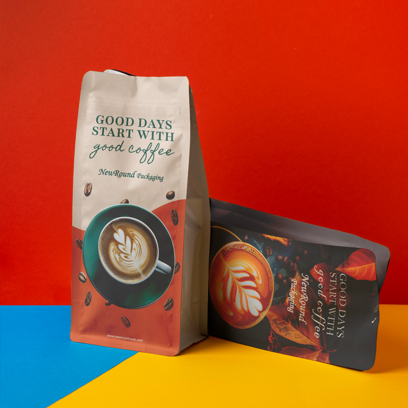 Petits sacs de café de qualité, sacs de café vides, emballage de sacs de café