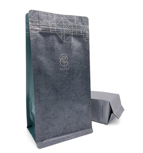 Sacs de grains de café à gousset latéral en aluminium, Valve, vente en gros, qualité, sac de café abordable