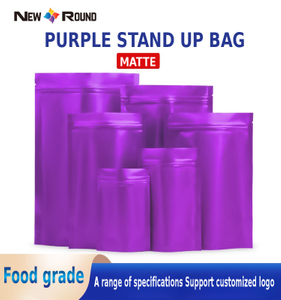 Pochette en Mylar mat imprimée de haute qualité, conception personnalisée en usine, vente en gros