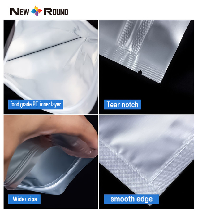 Sacs faits sur commande de Mylar de la preuve 3.5g d'odeur de poche d'emballage zip-lock de fermeture éclair