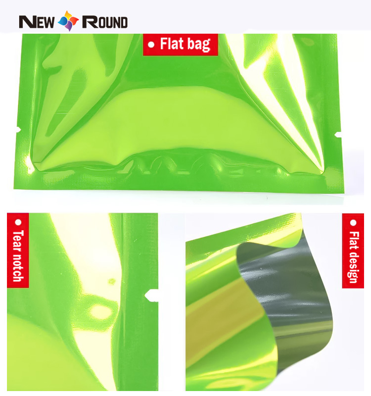 Le joint de fermeture éclair d'emballage alimentaire tiennent les poches Matt tiennent les sacs de tirette de poche