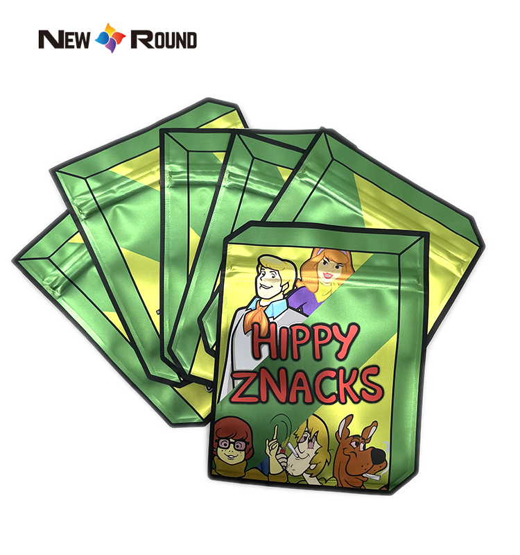 Sacs ziplock pour emballage alimentaire Pochettes en forme de preuve d'odeur personnalisées Chine