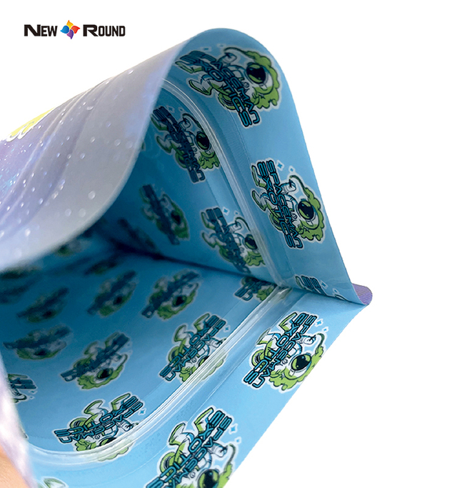Les sachets en plastique faits sur commande de sac d'emballage alimentaire tiennent le sac de Mylar de la poche 3,5 avec la tirette