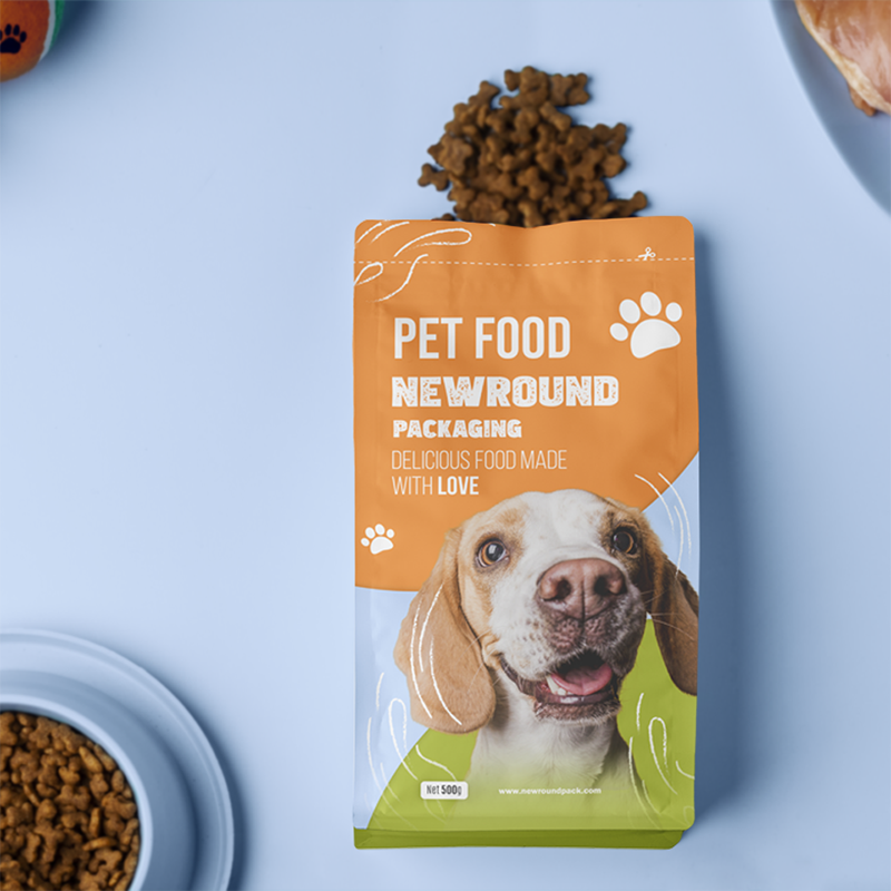 Sachets alimentaires pour chiens à fond plat 100% recyclables